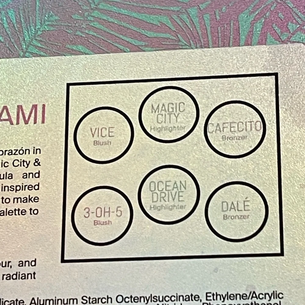 OFRA Bienvenidos A Miami Mini Mix Face Palette blush, highlighters & bronzers